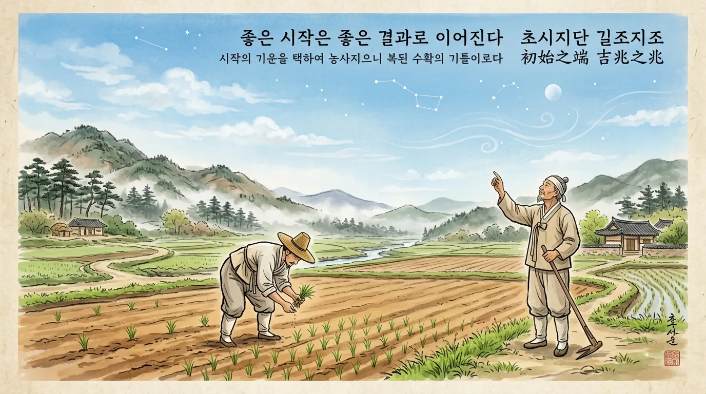 좋은 시작이 좋은 결과를 낳는다 — 시작의 기운을 살피다