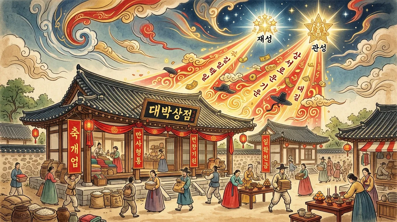 개업 택일 — 재성과 관성의 기운을 활용하다