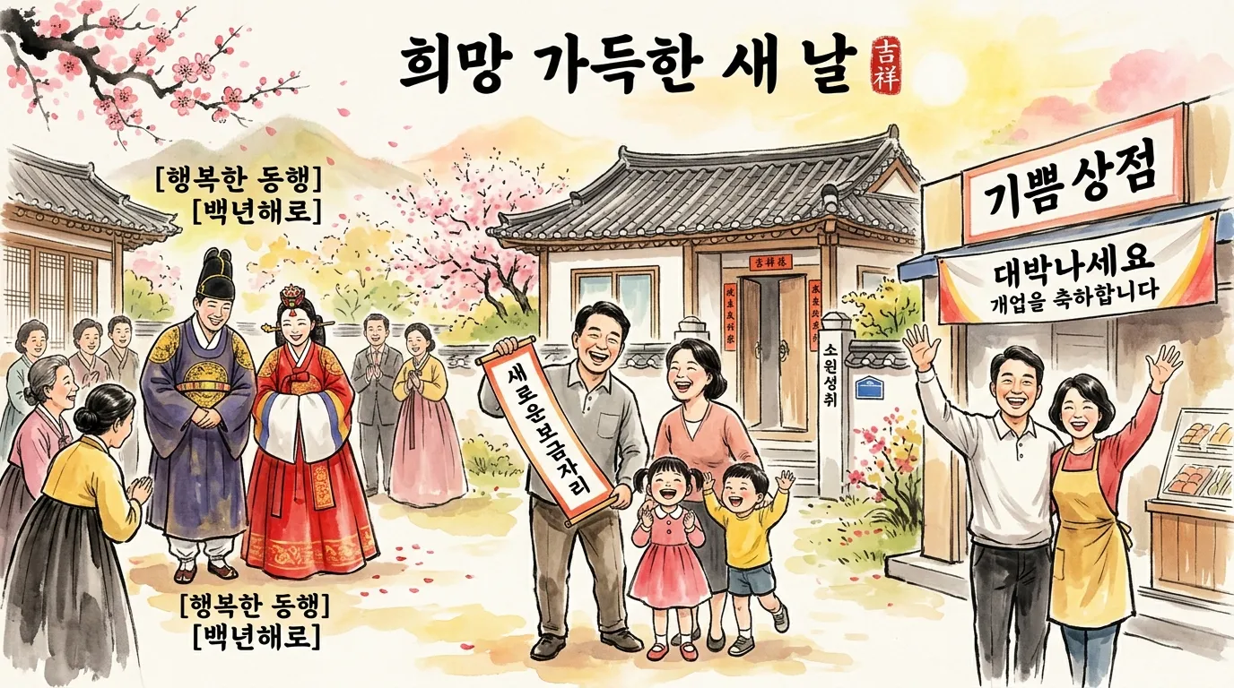 마무리 — 좋은 날을 골라 밝은 시작을 하는 사람들