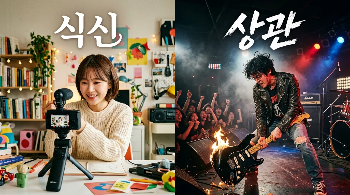 식상이 강한 사주 — 자유직·창작형, 식신 vs 상관 직업 성향 비교