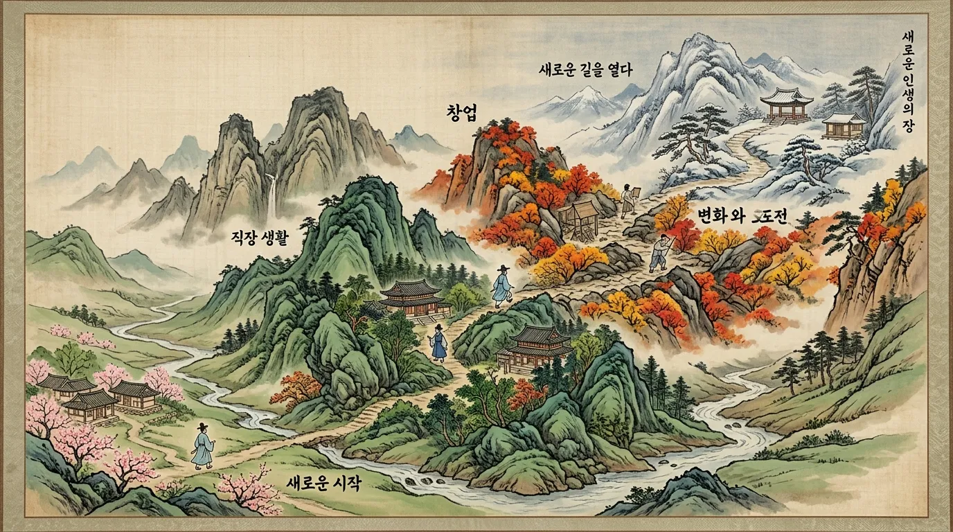 대운 전환기 — 산길이 바뀌며 새로운 직업 풍경이 열리다