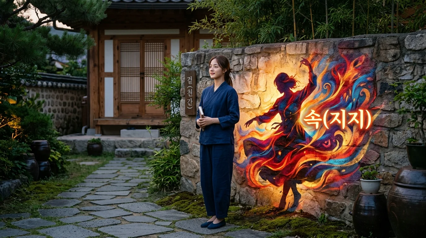 겉으로는 차분하지만 내면에 열정이 가득 — 지지의 지장간이 보여주는 이중성