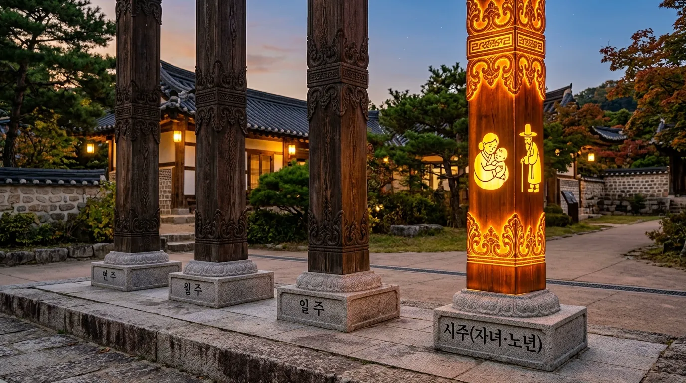 시주(時柱) — 사주에서 자녀와 노년을 담당하는 네 번째 기둥
