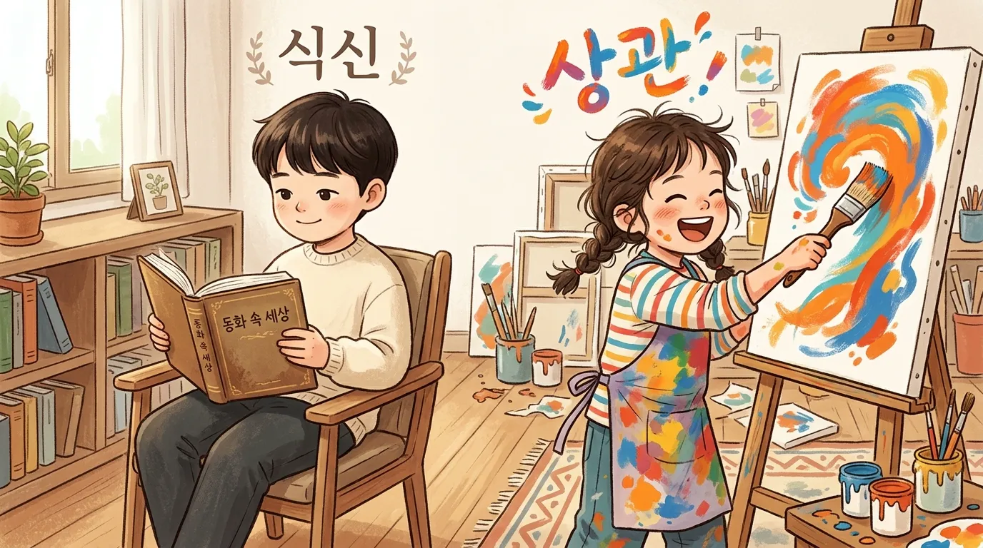 식신(食神)과 상관(傷官) — 순한 자녀와 개성 강한 자녀의 차이
