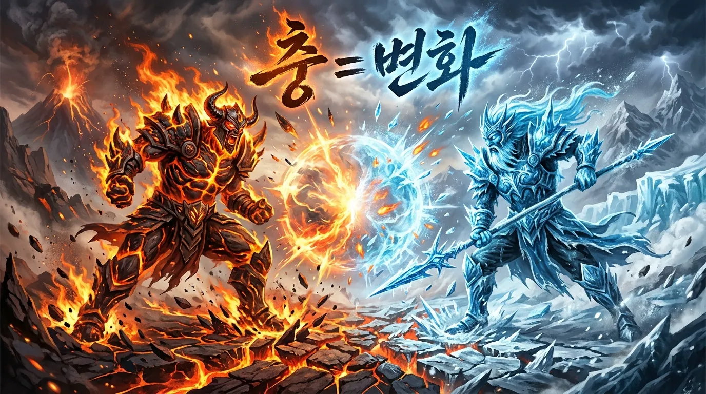 충(沖) — 충돌과 변화, 지지 육충의 원리와 실생활의 충격