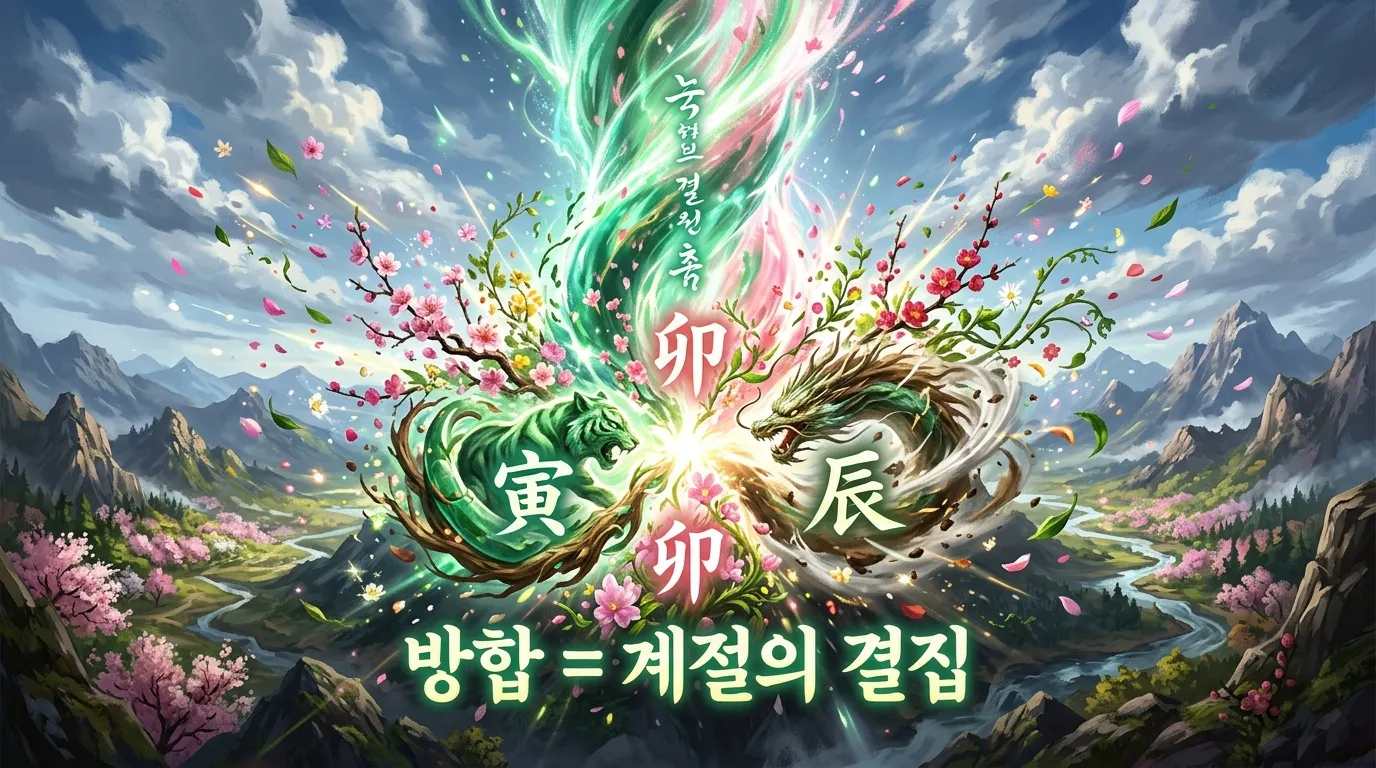 방합(方合, 會) — 계절 에너지가 결집하는 삼합의 강화 버전