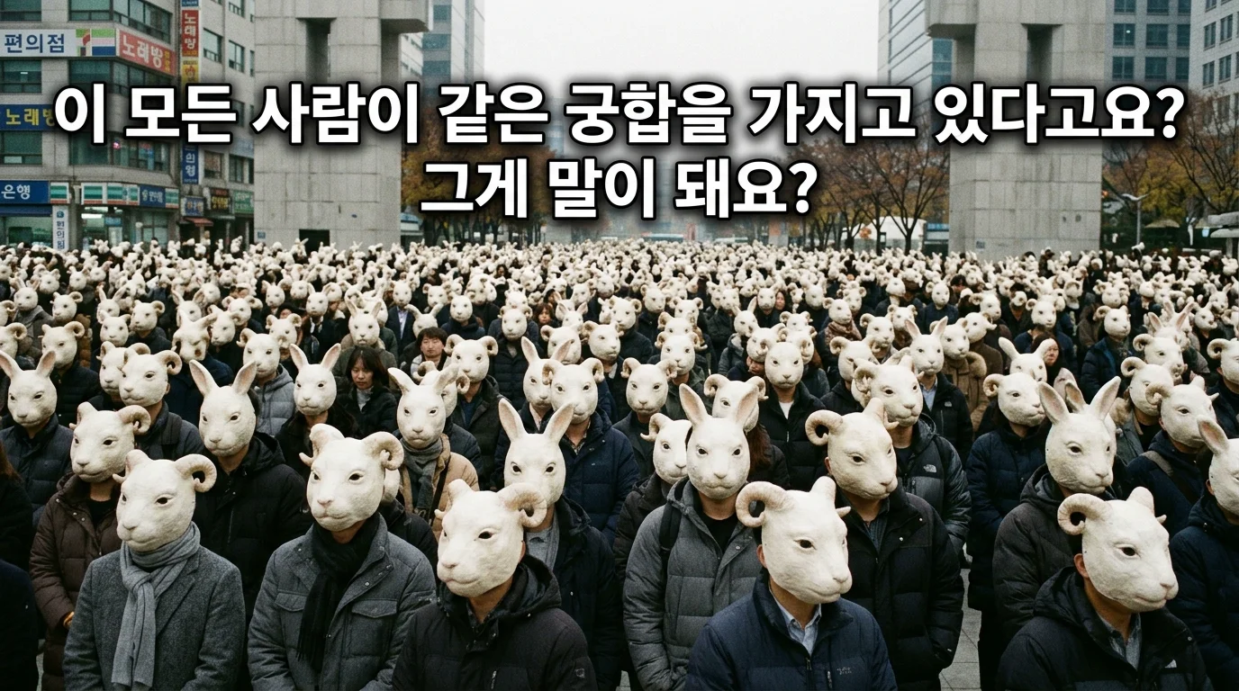 띠 궁합의 한계 — 같은 띠 수십만 명이 동일한 궁합을 가질 수는 없다