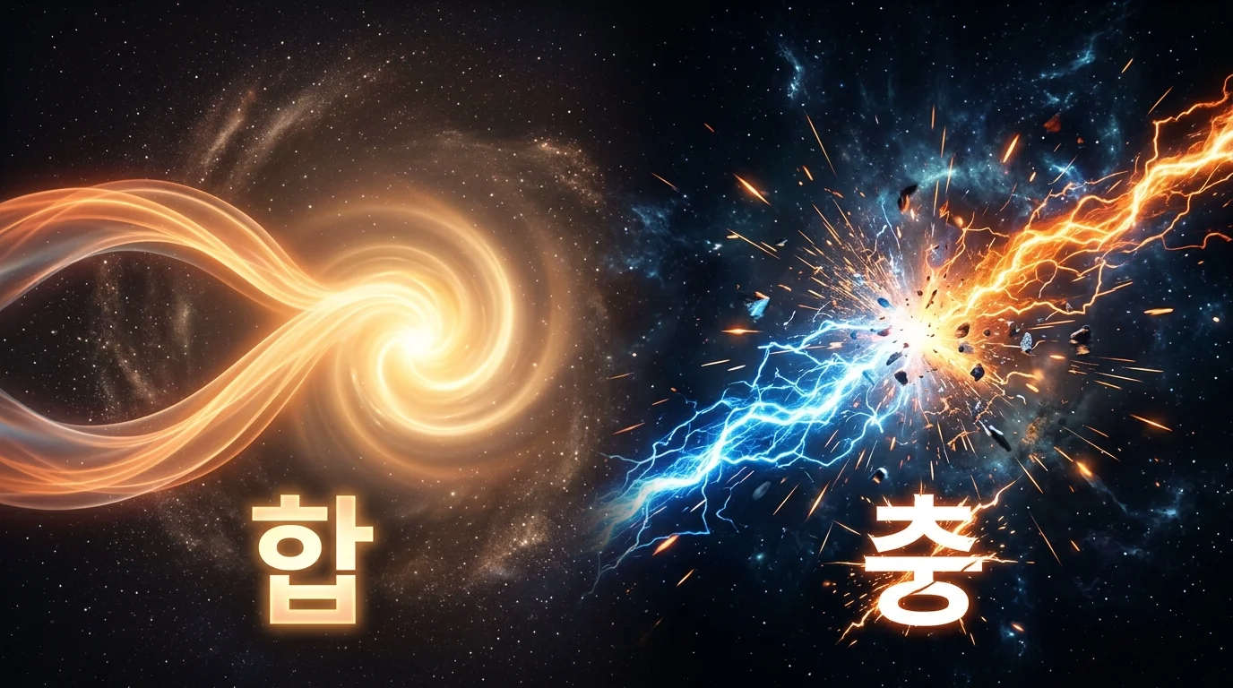 지지의 합과 충 — 육합·삼합으로 유대감, 충으로 갈등과 변화