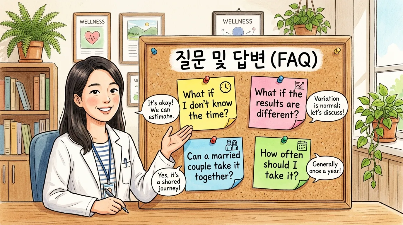 사주 상담 자주 묻는 질문 — 시각을 모르면? 결과가 다르면?