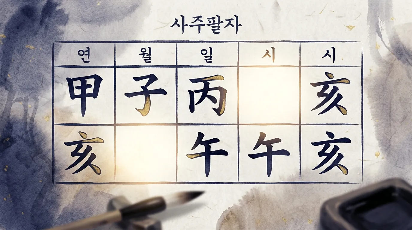 공망 — 사주에서 텅 빈 자리, 비어 있기에 특별한 의미