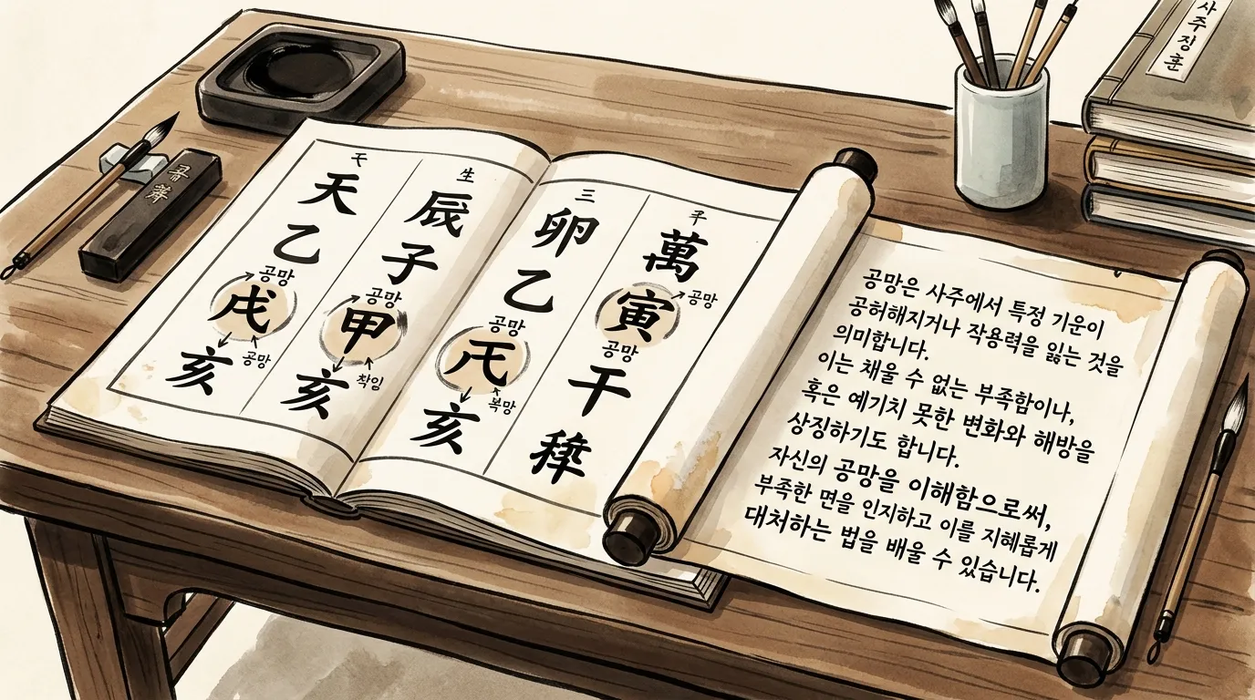 공망 정리 — 빈 자리를 이해하고 활용하는 지혜