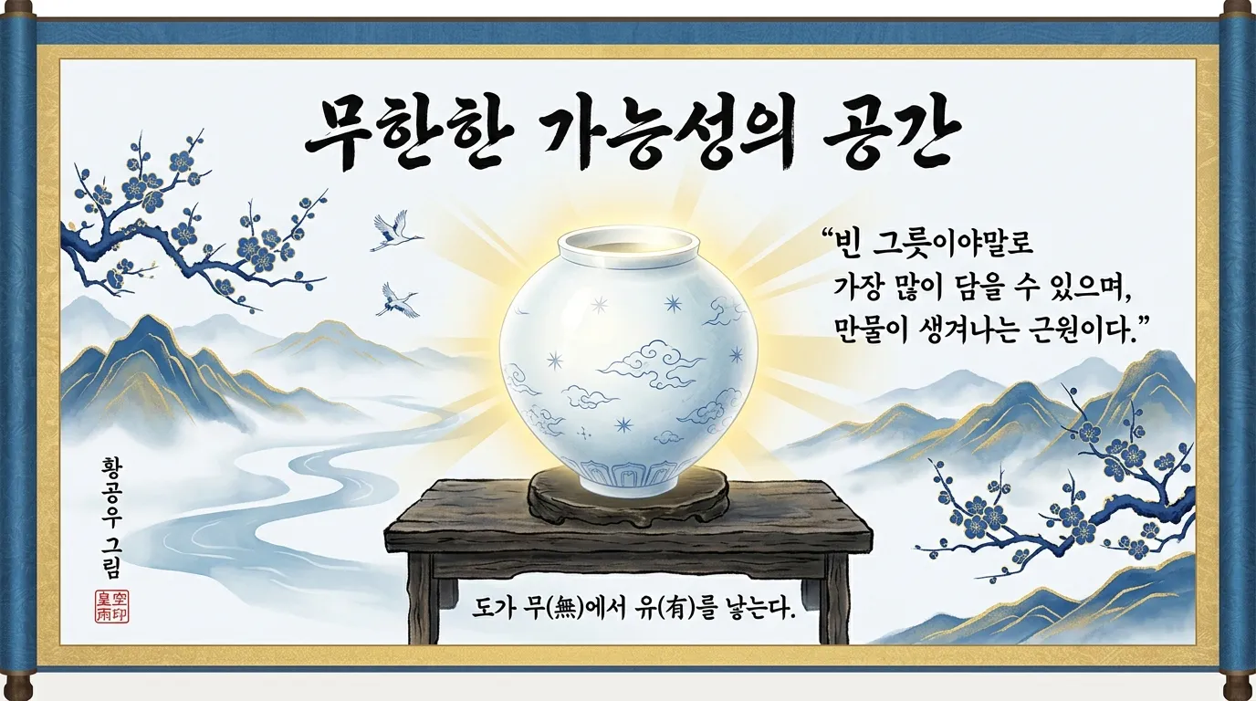 마무리 — 빈 그릇이 가장 많이 담을 수 있다