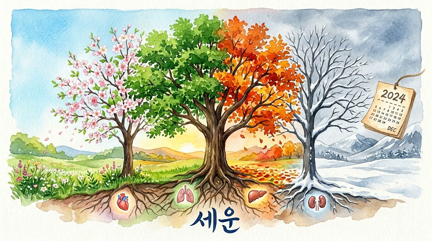 세운과 건강 — 한 해의 세운이 특정 장기에 미치는 영향 사례