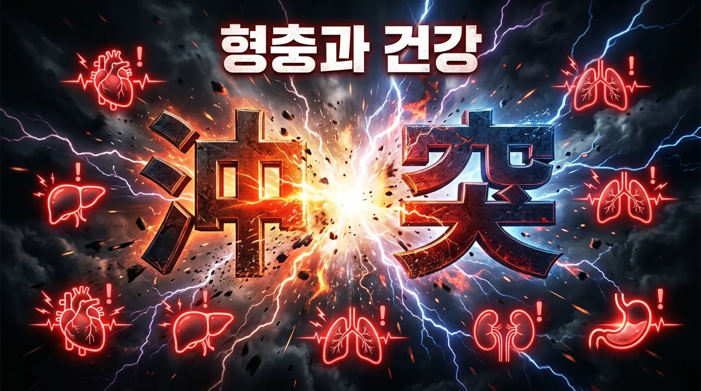 형충회합이 건강에 미치는 영향 — 원국 내 충·형이 특정 장기에 주는 신호