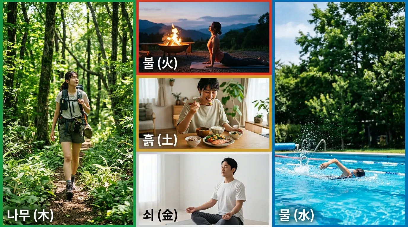 건강 관리 실천법 — 오행별 체질에 맞는 음식, 운동, 생활 습관