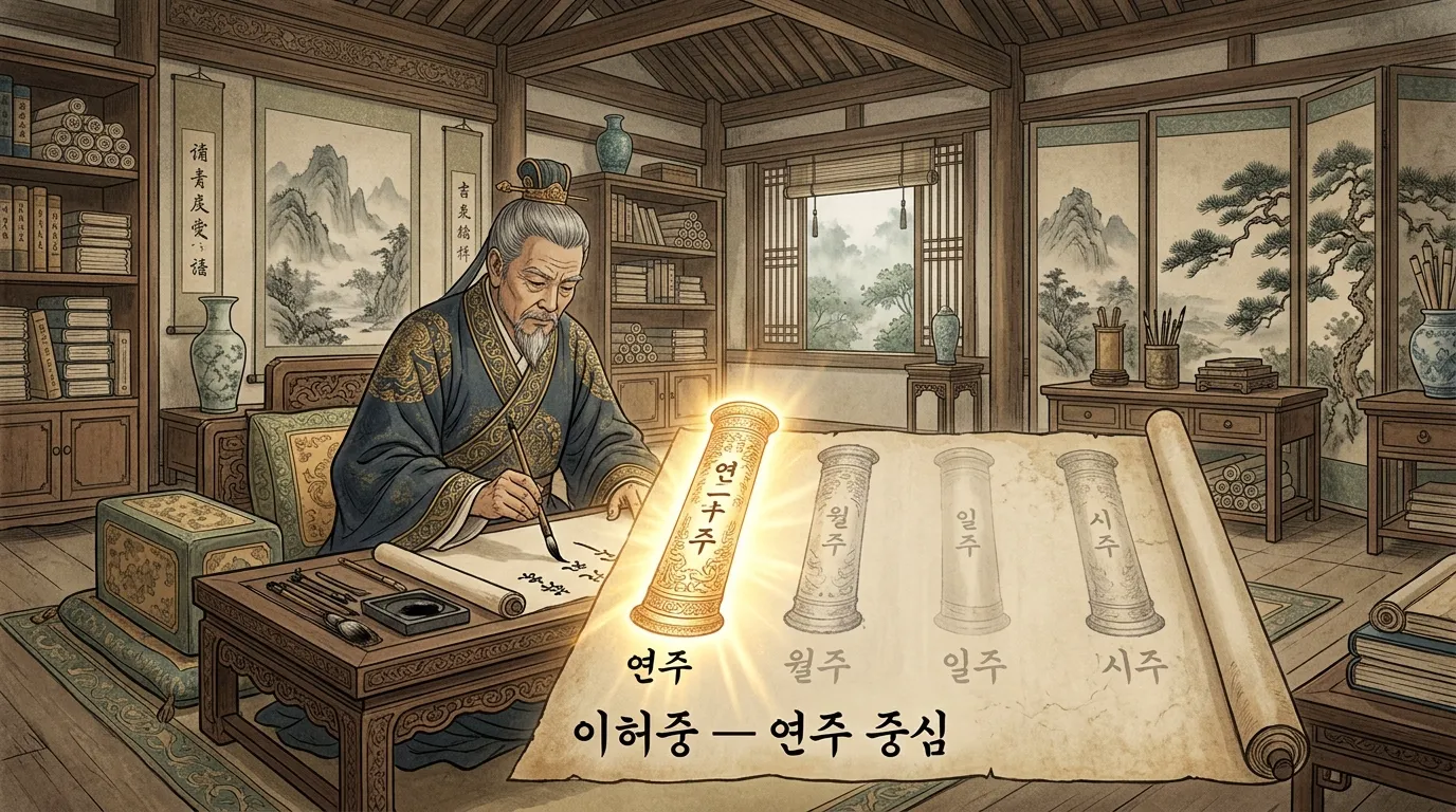 당나라 이허중 — 연주 중심 사주 체계의 선구자