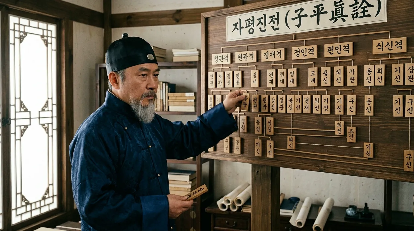 청나라 심효첨 자평진전 — 격국 이론의 완성