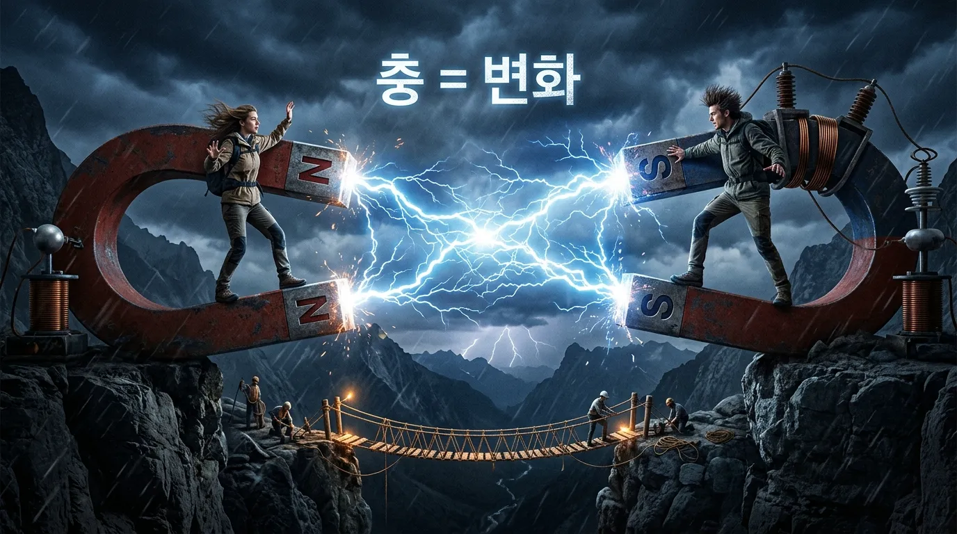 충(沖)이 연애에 미치는 영향 — 이별·갈등의 에너지와 관계 변화의 신호