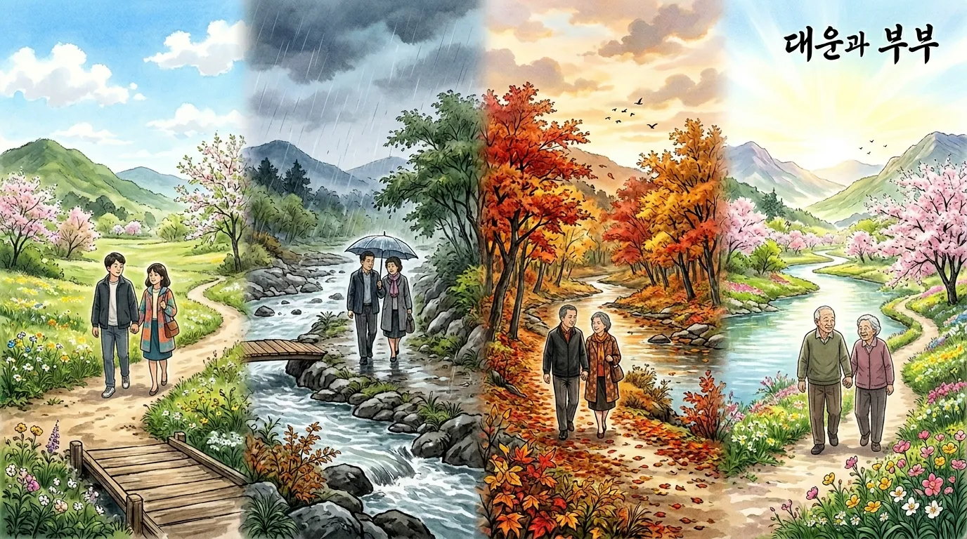 결혼 후 관계 변화 — 대운의 흐름에 따른 부부 관계 에너지의 변화