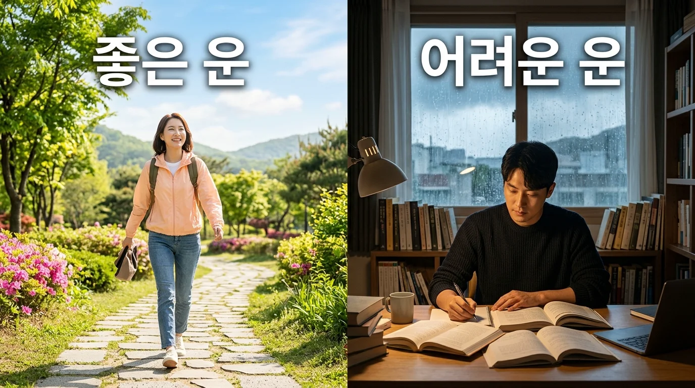 정리 — 좋은 운일 때 과감히, 어려운 운일 때 내실 다지기