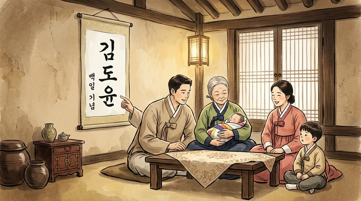 마무리 — 정성을 담아 이름을 짓는 가족의 따뜻한 장면