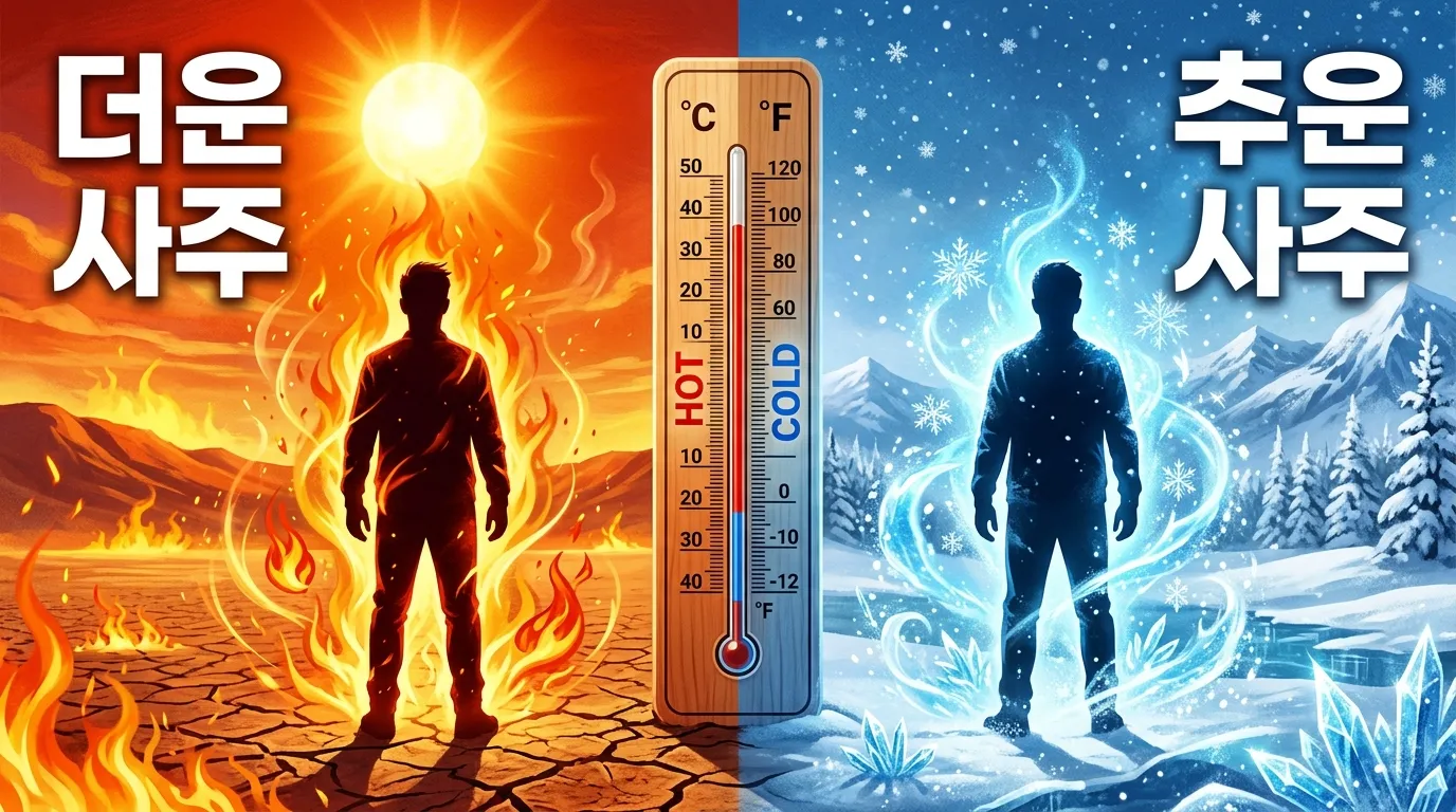 여름에 태어난 사주와 겨울에 태어난 사주의 온도 차이
