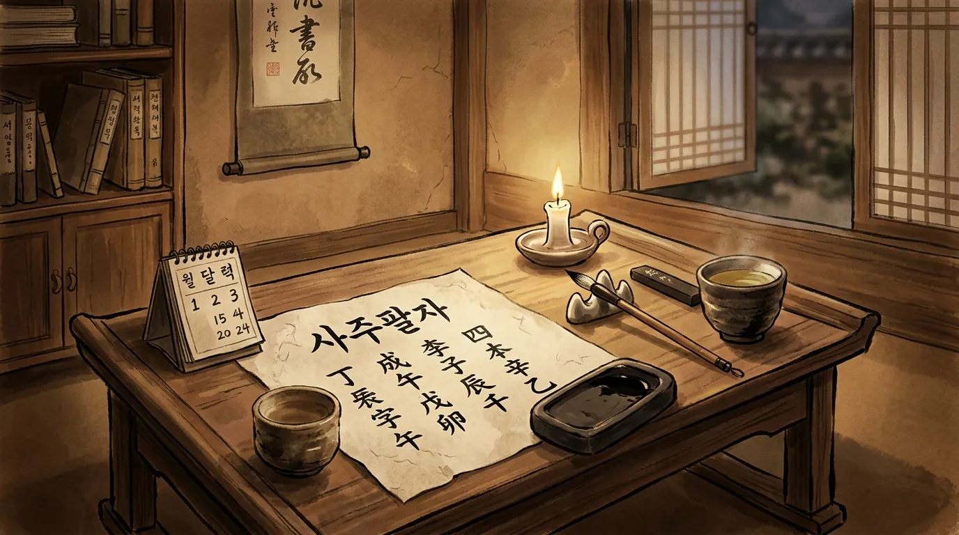 만세력과 사주 명반 — 내 사주를 직접 보는 첫걸음