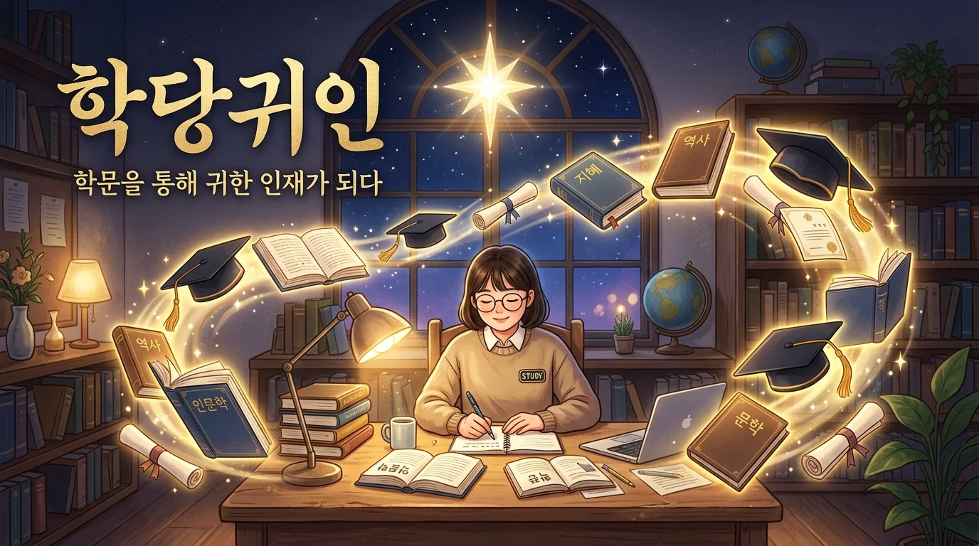 학당귀인(學堂貴人) — 학문과 시험 합격, 자격증 취득의 귀인