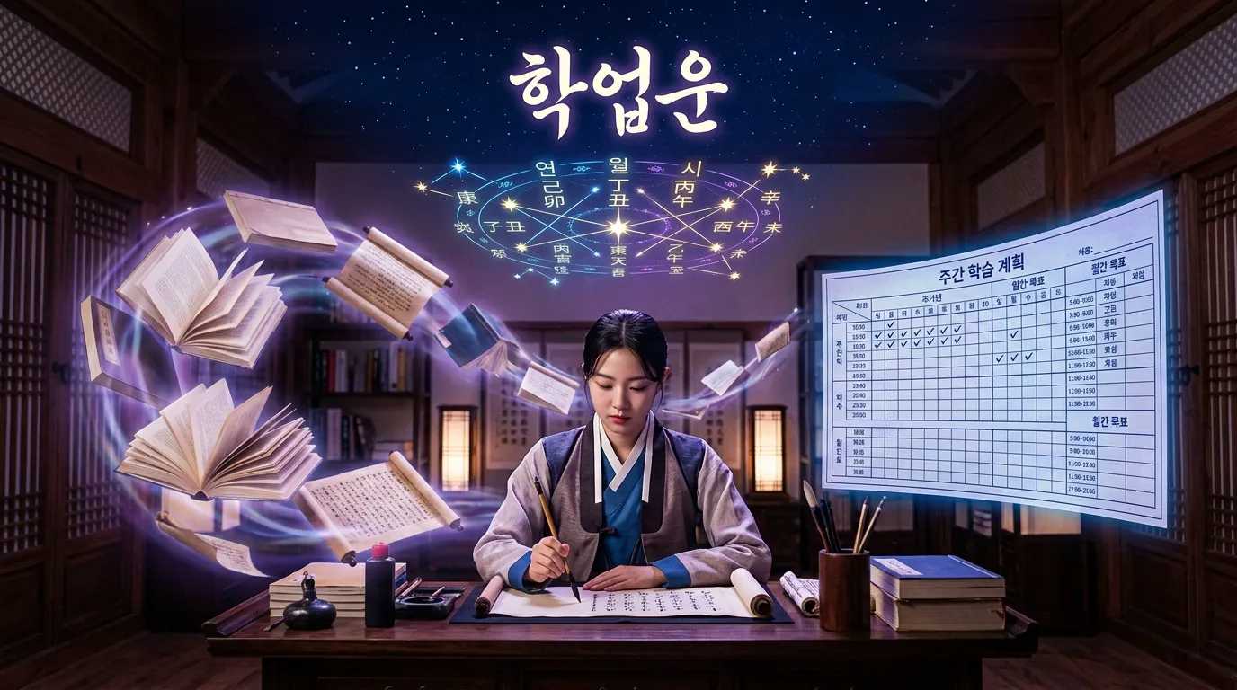 사주와 학업운 — 인성과 관성이 알려주는 공부 적성과 시험 시기