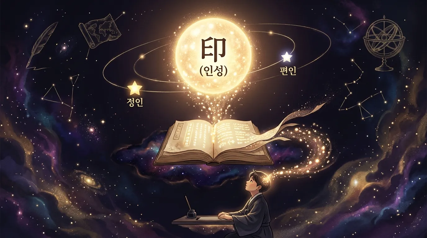 인성(印星) — 학문의 별, 정인과 편인의 차이와 학습 스타일