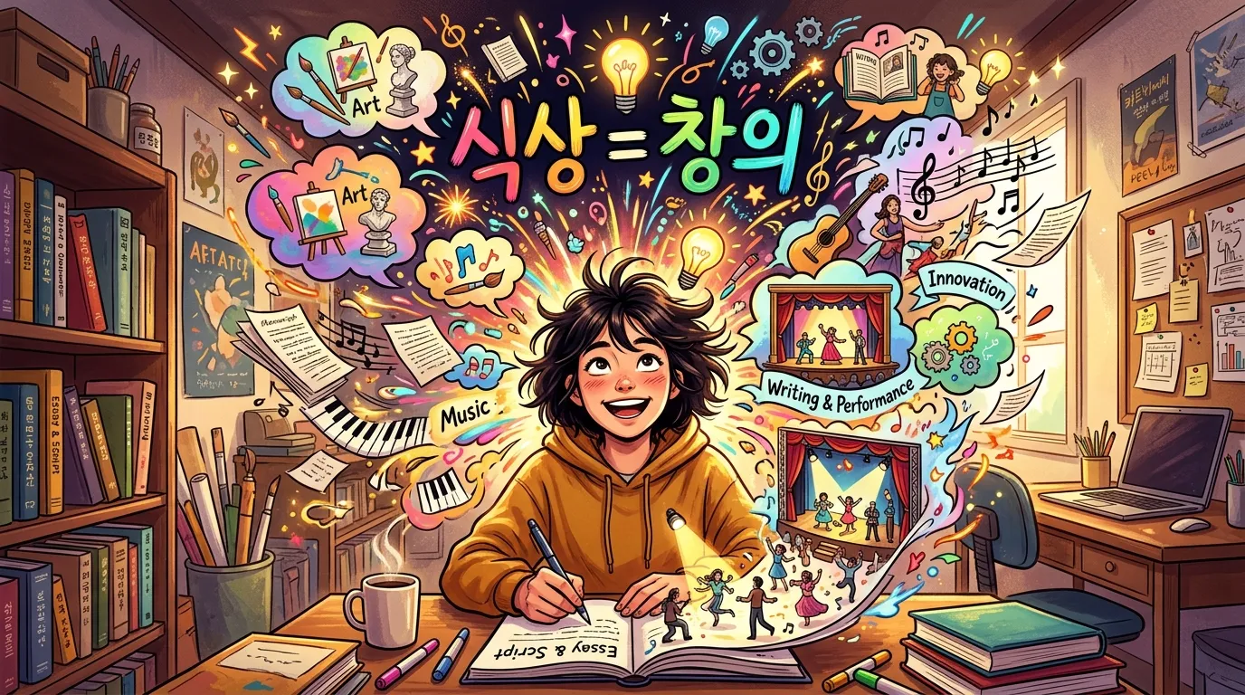 식상(食傷) — 창의적 학습과 표현력, 논술·면접에서 빛나는 에너지