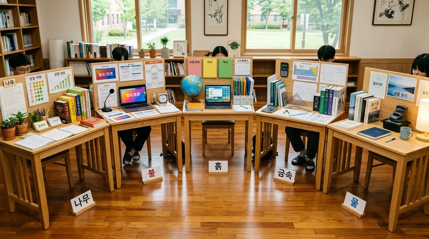 오행별 학습 스타일 — 목화토금수 오행에 따른 공부 방식과 강한 과목
