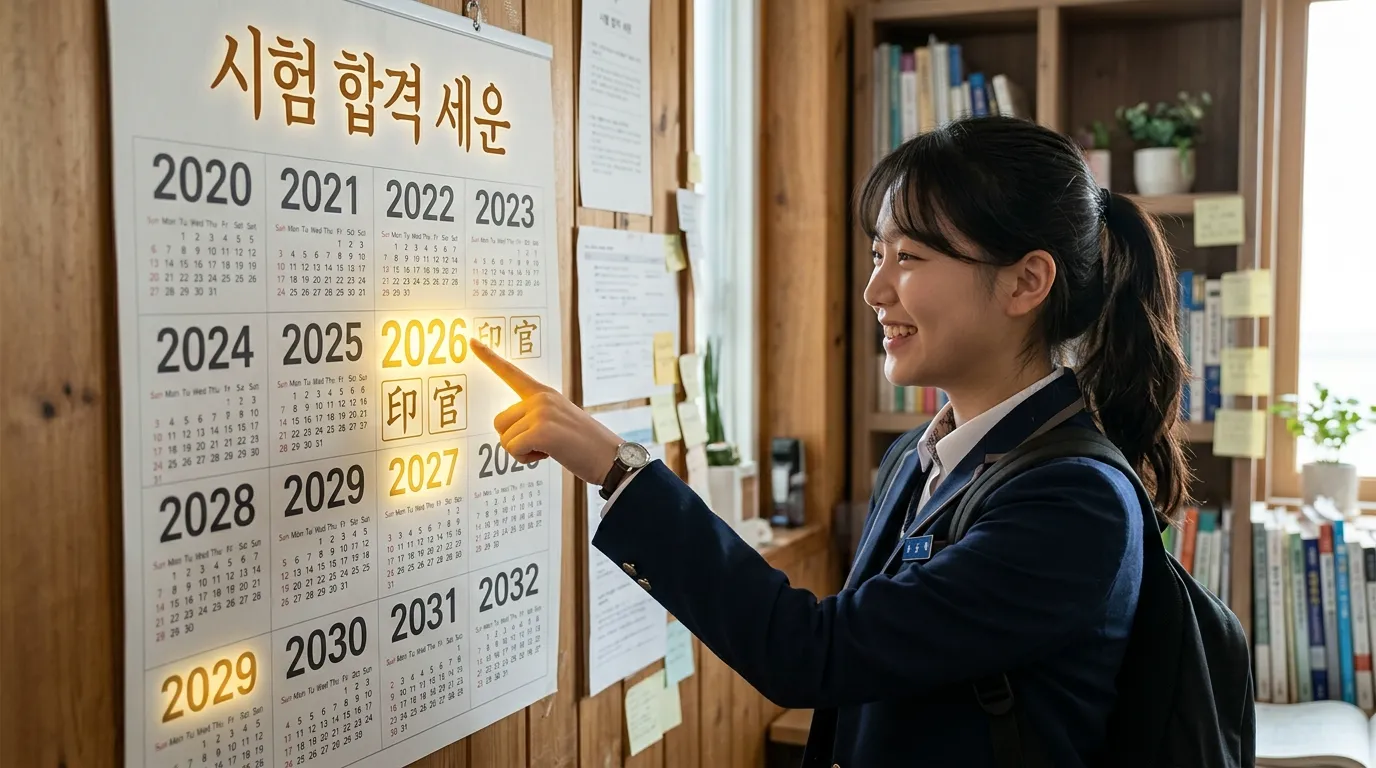 세운(歲運)으로 보는 시험 합격 연도 — 매년 달라지는 학업 에너지의 흐름
