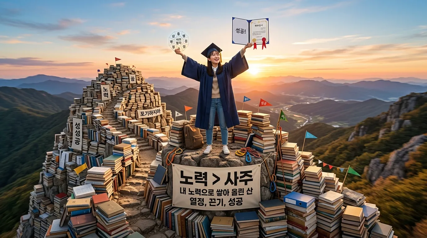 사주 학업운의 올바른 이해 — 노력과 전략이 사주보다 강하다