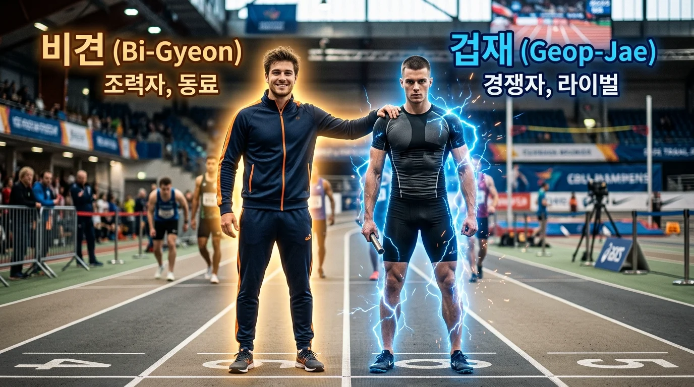 비겁 — 비견과 겁재, 동료·경쟁자·자립심을 나타내는 십성