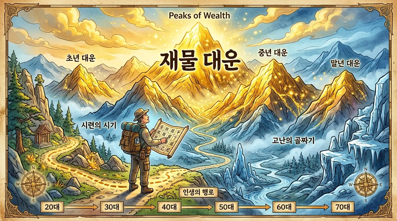 대운에서 재물운 시기 읽기 — 재성 대운, 식상 대운이 오는 시기의 재물 변화