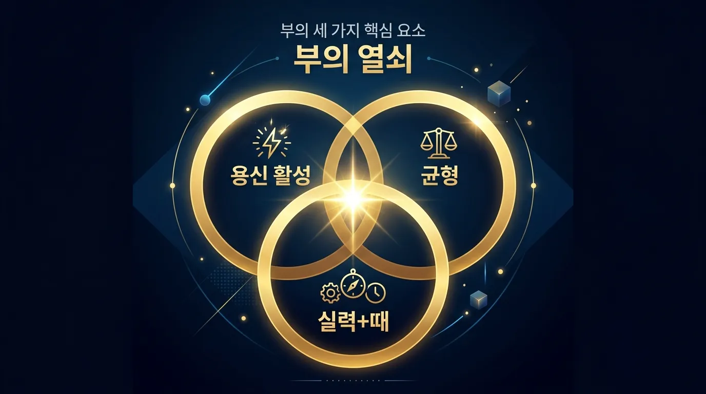 재물운 좋은 사주의 공통점 — 용신 활성화, 균형, 실력과 때의 일치