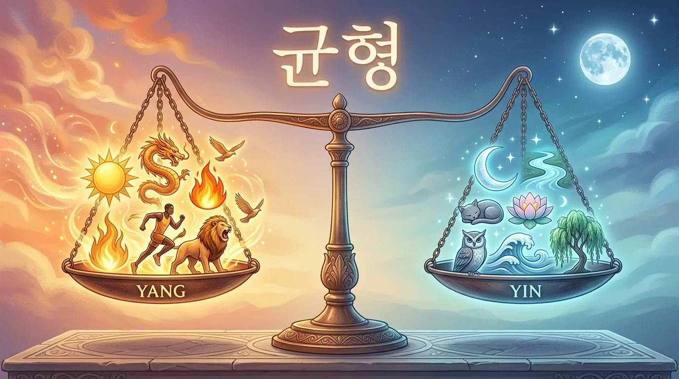 음양의 균형 — 사주에서 음양 배분이 기질을 결정한다